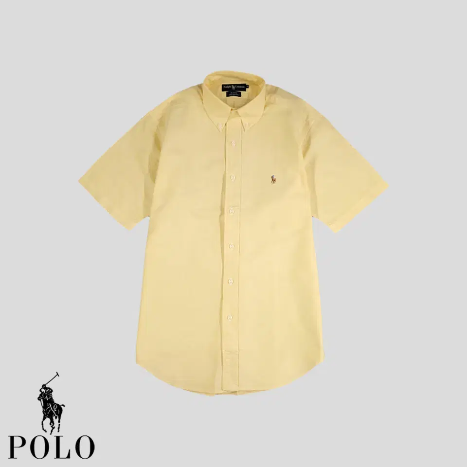 Polo Ralph Lauren JP yellow multipony button-down Blake classic amechaji cotton