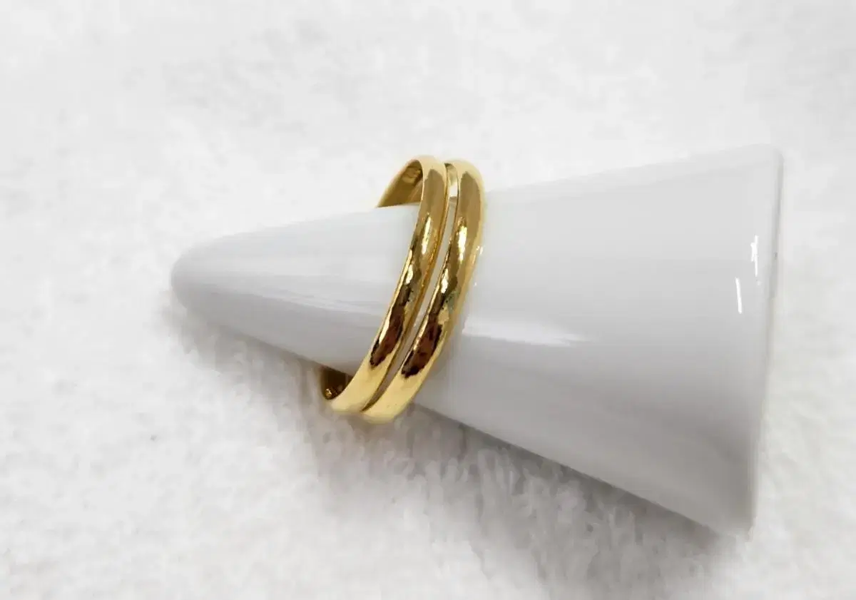 Pure gold. 1-dan. Double-ring. New product