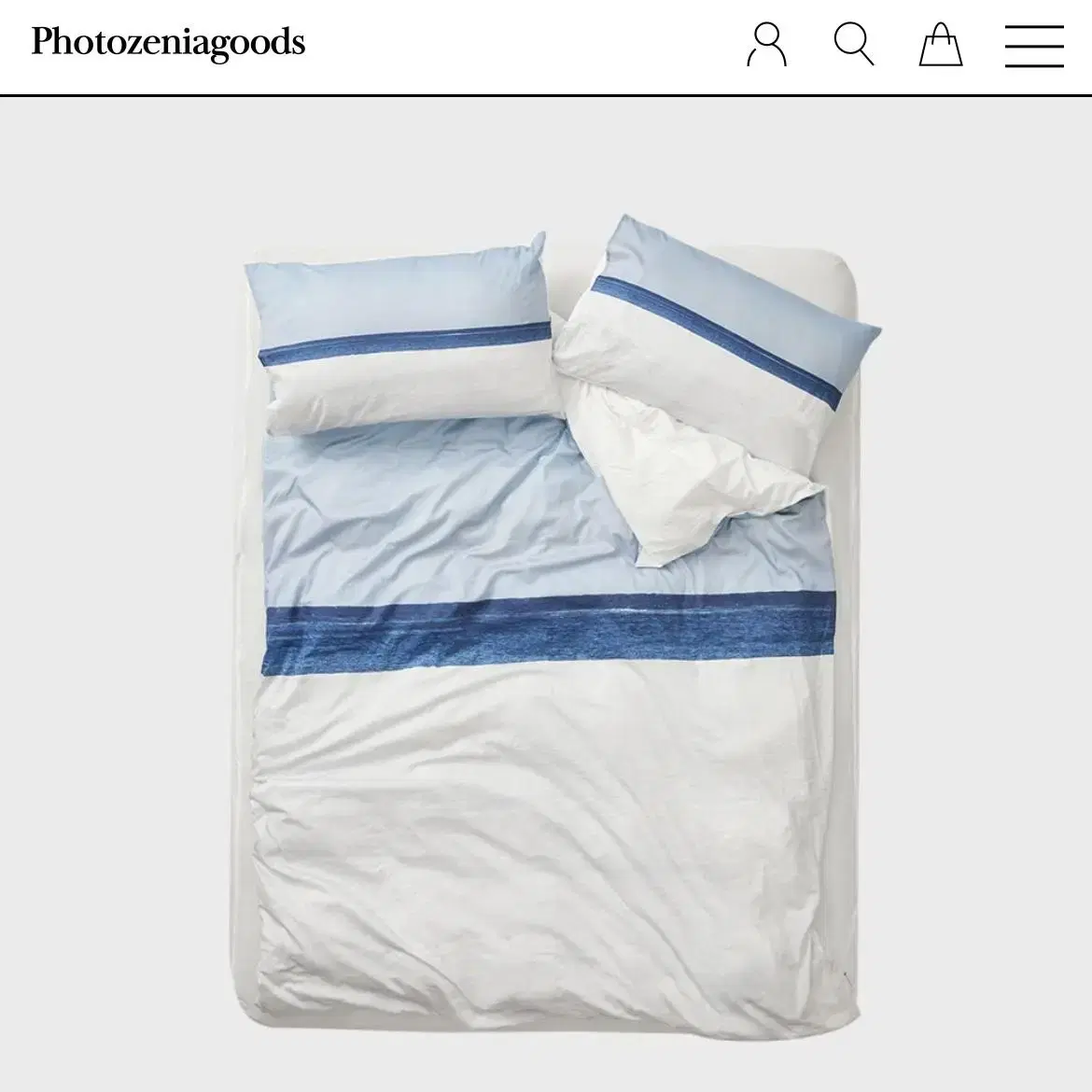 포토제니아굿즈 gangwond snow ocean bedding set