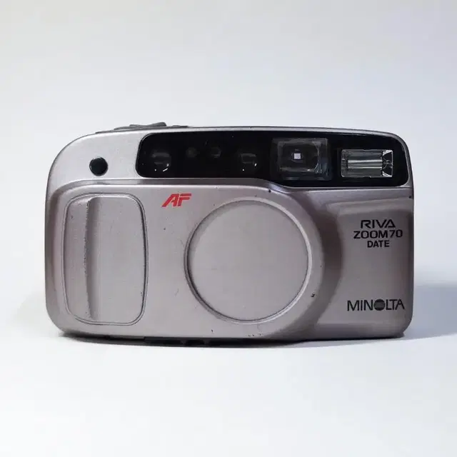 MINOLTA RIVA ZOOM  70 DATE. 필카 정상작동.