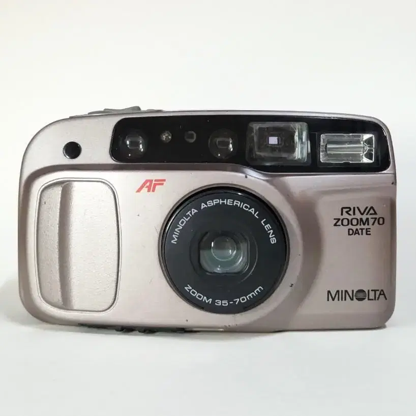 MINOLTA RIVA ZOOM  70 DATE. 필카 정상작동.