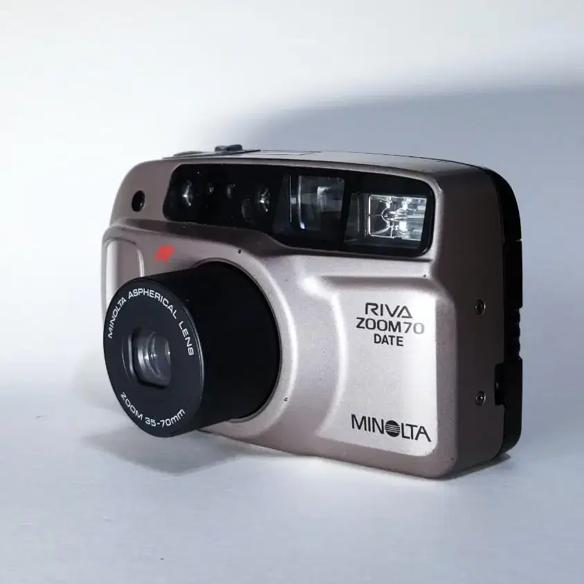 MINOLTA RIVA ZOOM  70 DATE. 필카 정상작동.