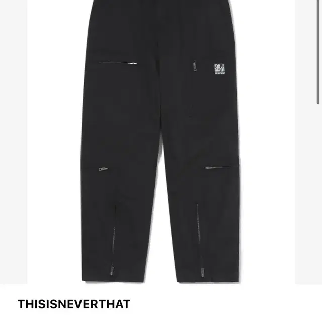 [S] 디네댓 Zip Flight Pant Black 지퍼팬츠