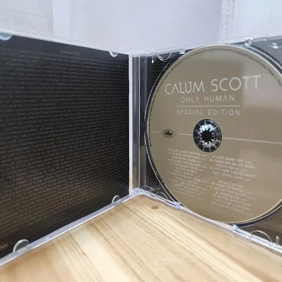 칼럼 스콧 Calum Scott 앨범 ONLY HUMAN