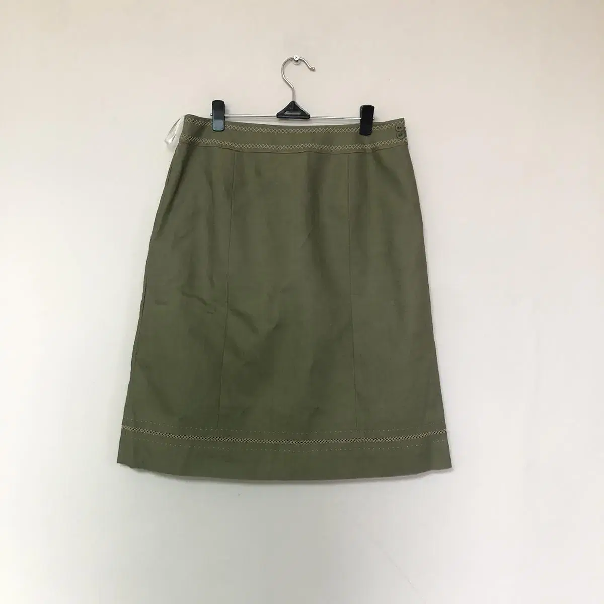 Vintage Aylesbury khaki midi sk