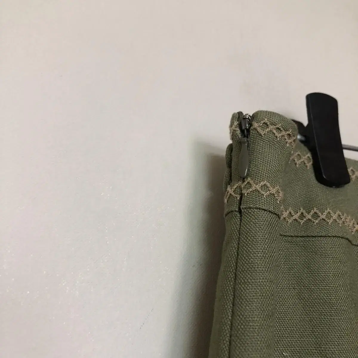 Vintage Aylesbury khaki midi sk