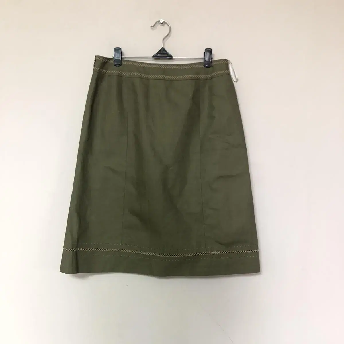 Vintage Aylesbury khaki midi sk