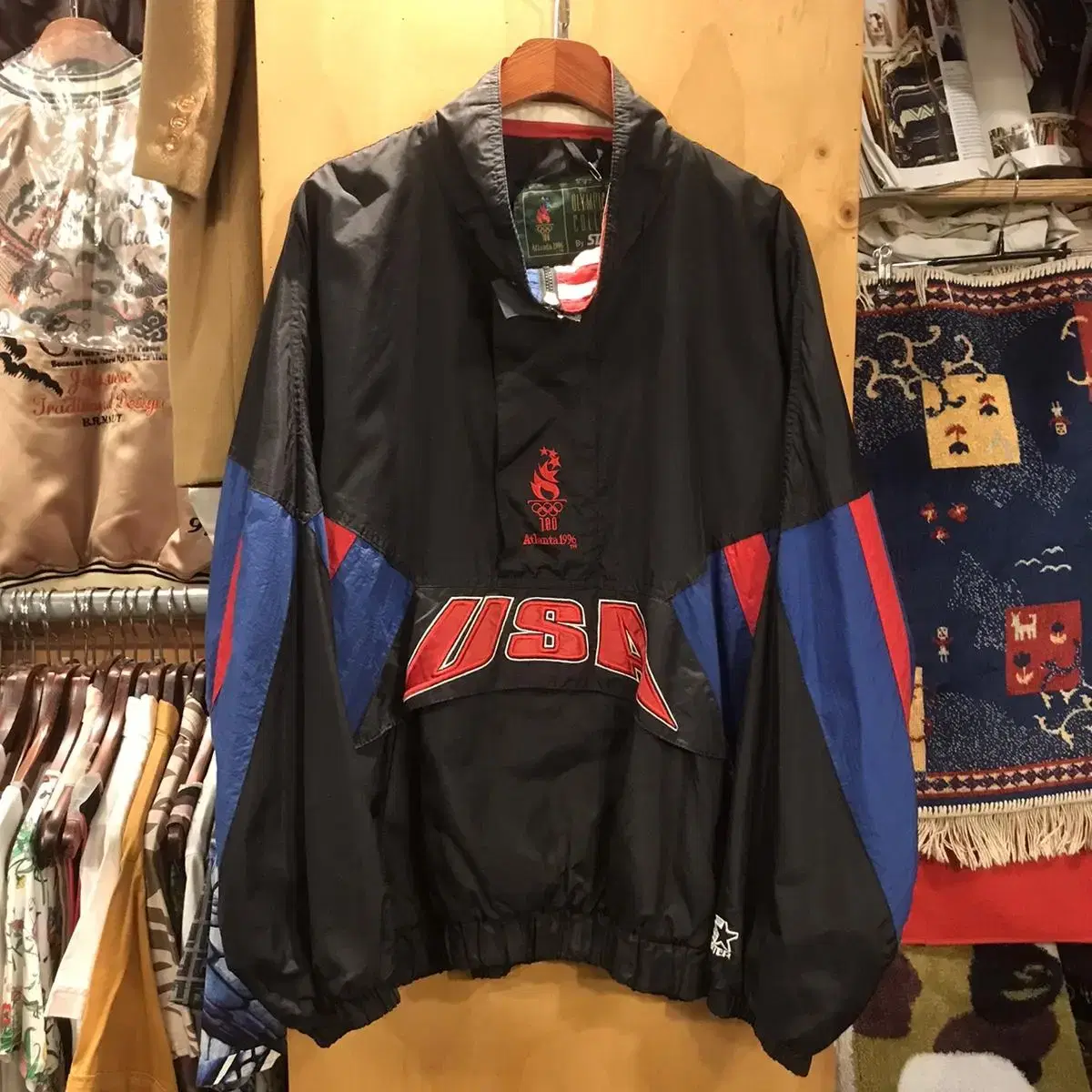 [Vintage Authentic] Starter Atlanta Olympic Anorak Windbreaker