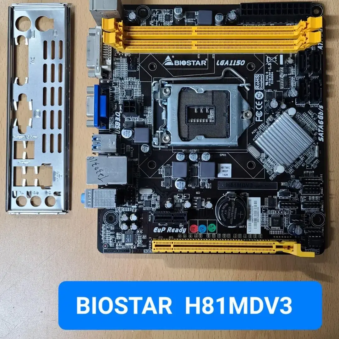 BIOSTAR  H81MDV3 / 인텔4세대/ 1150소켓/ 미니보드