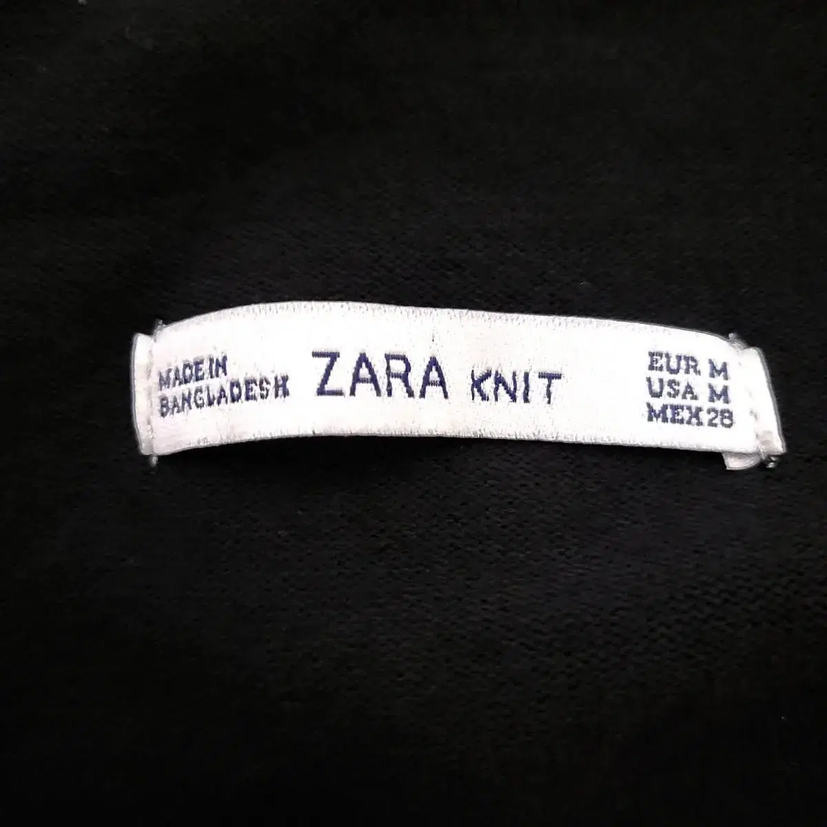 ZARA 자라 블랙색상 숄 니트 롱가디건