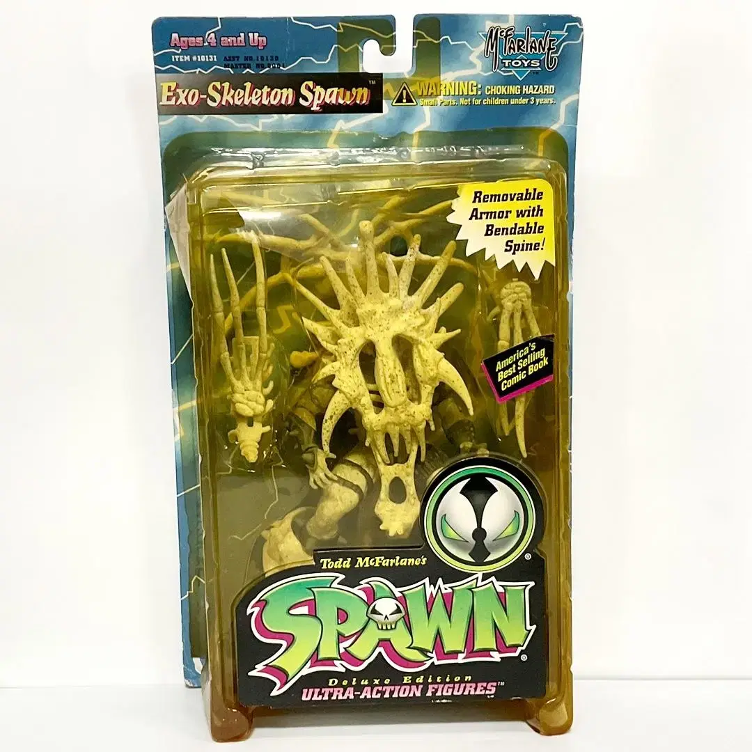 Unsealed MacFarlane EXO-SKELETON SPAWN Ultra Action Figure