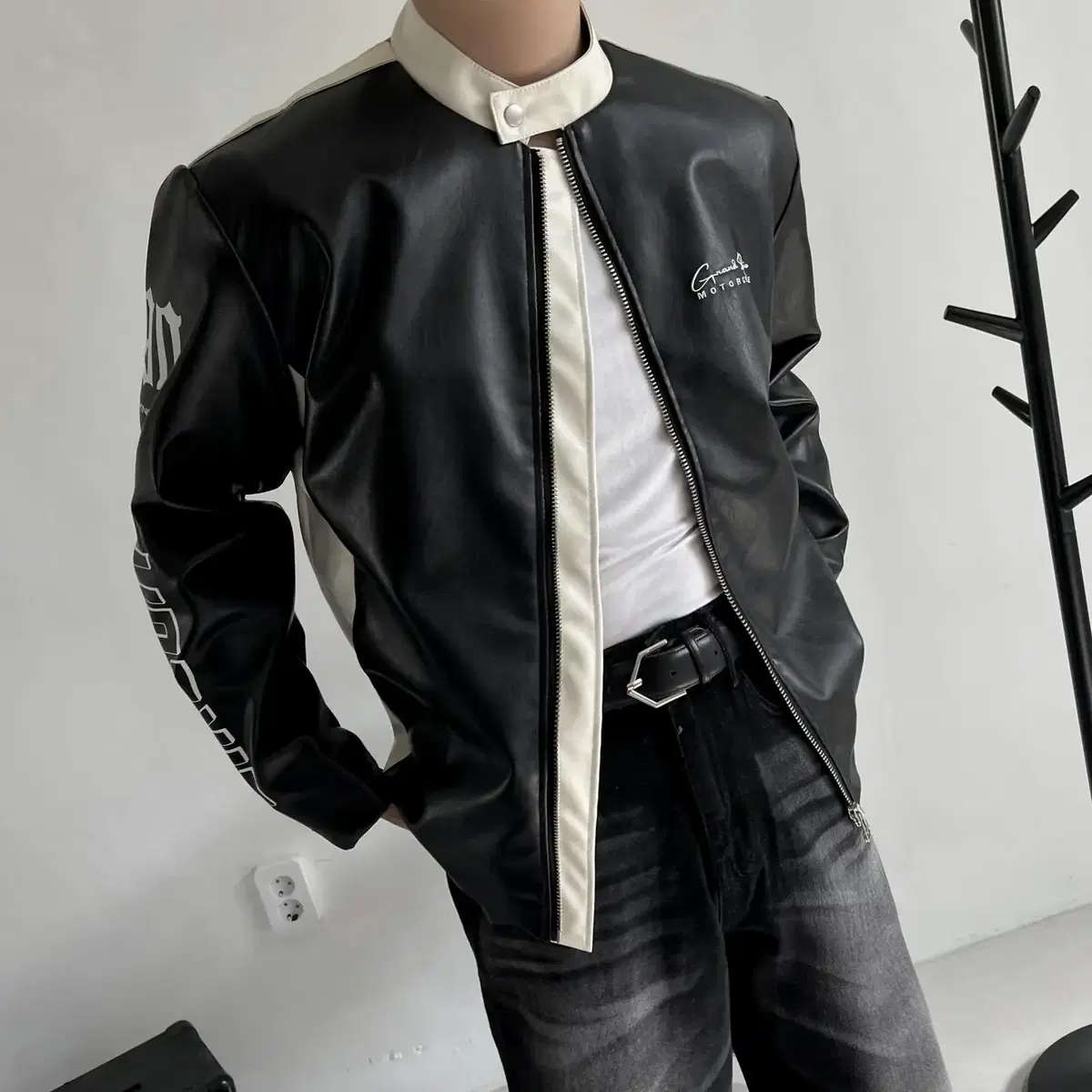 Circuit bike leather jacket 레더 바이크 자켓