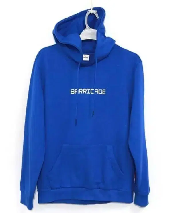 100% barricade genuine brushed hoodie