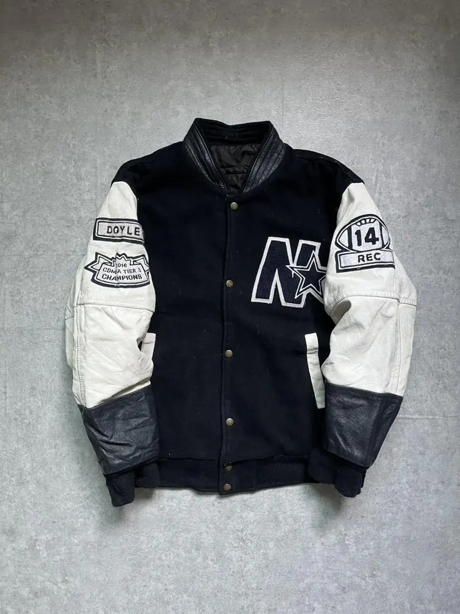 108) Wool and Leather Varsity Jacket