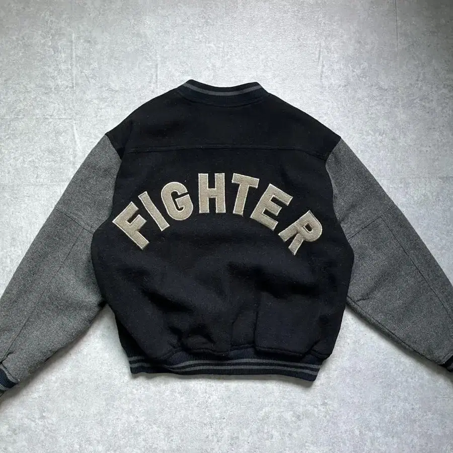 107) FIGHTER 울 바시티자켓