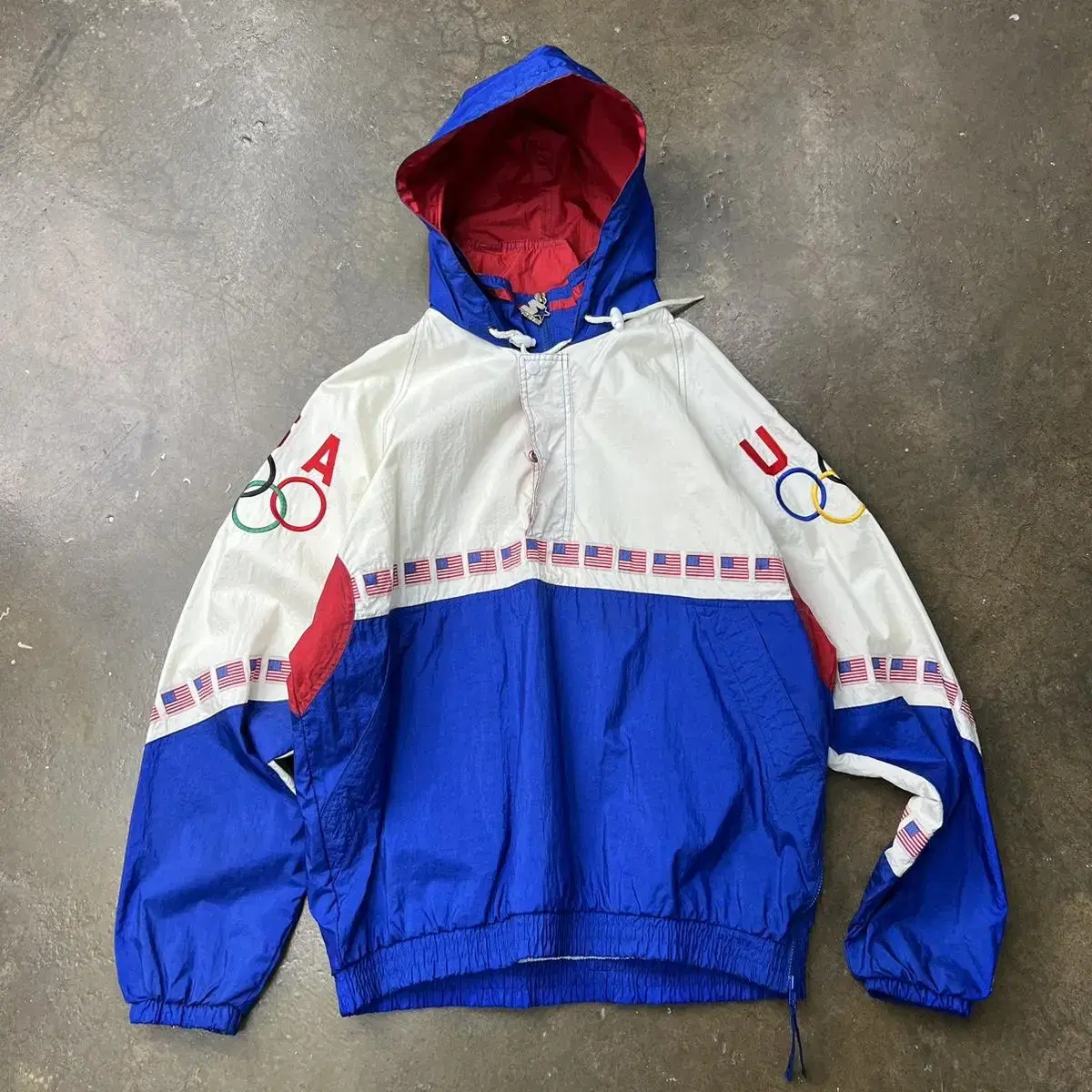 Vintage Starter Flag Wind Jacket (L)