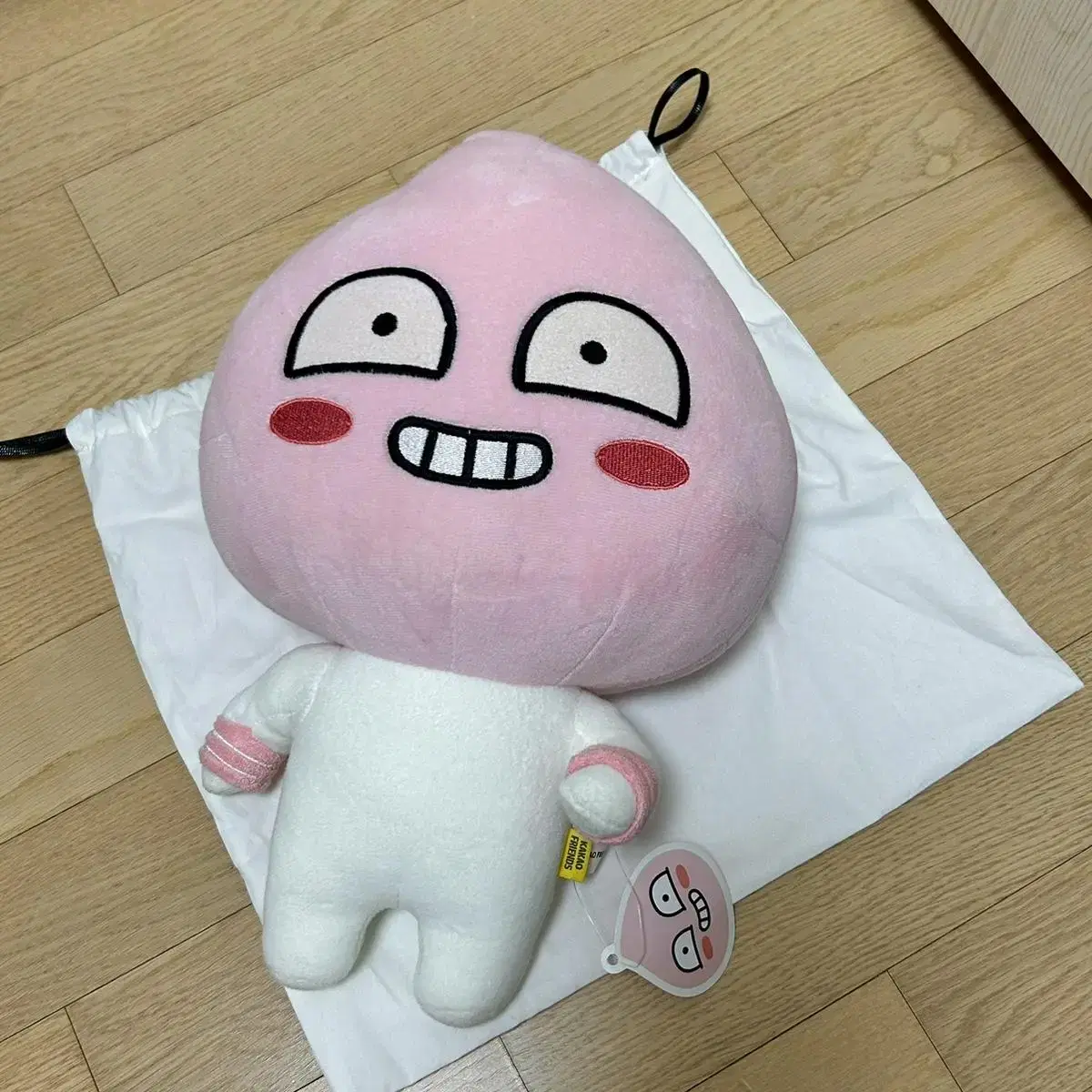 카카오프렌즈 홈트 운동하는 어피치 인형 (35cm)