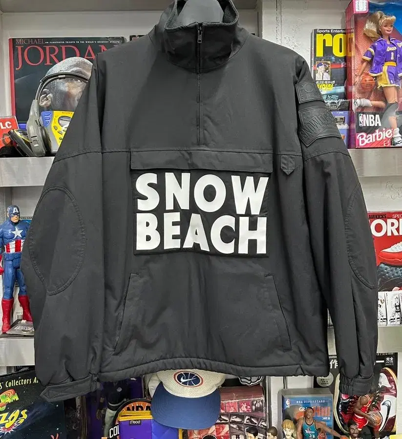 polo snow beach pull over 폴로 스노우비치  블랙