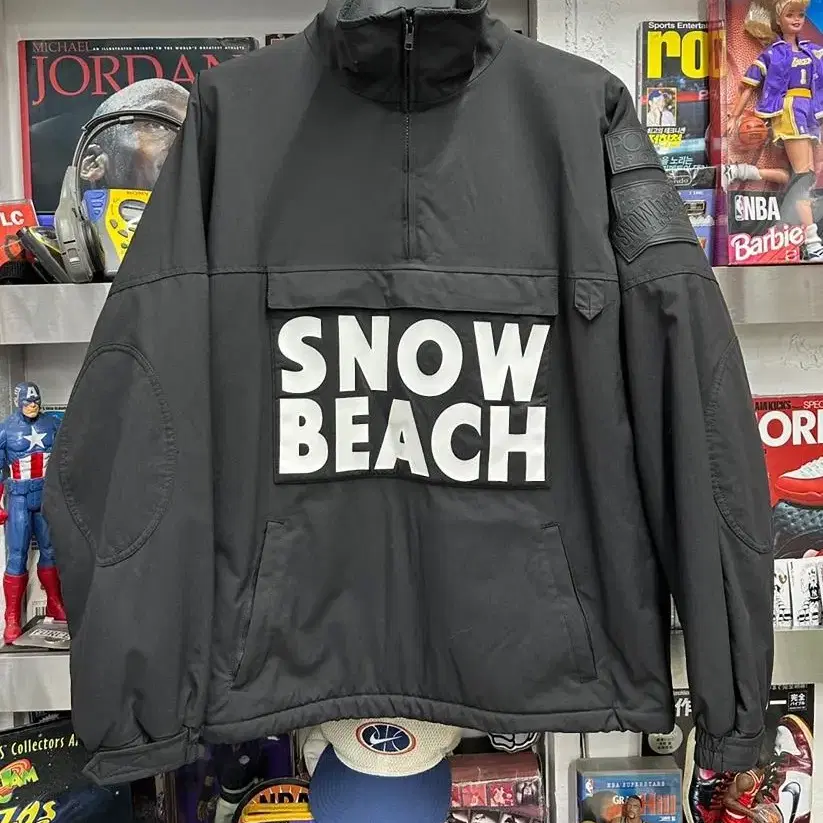 polo snow beach pull over 폴로 스노우비치  블랙