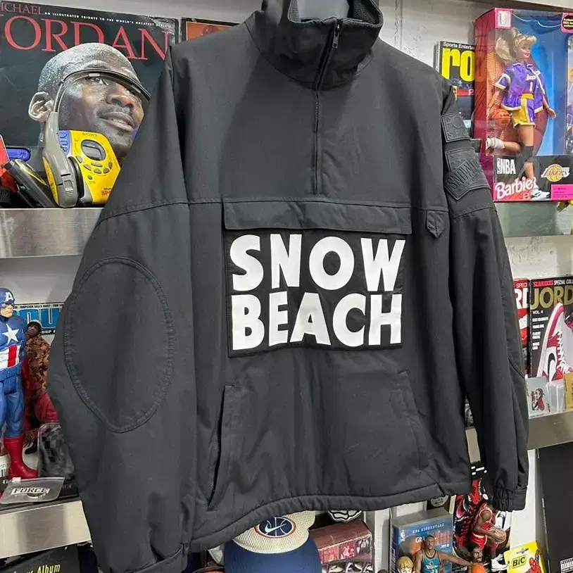 polo snow beach pull over 폴로 스노우비치  블랙