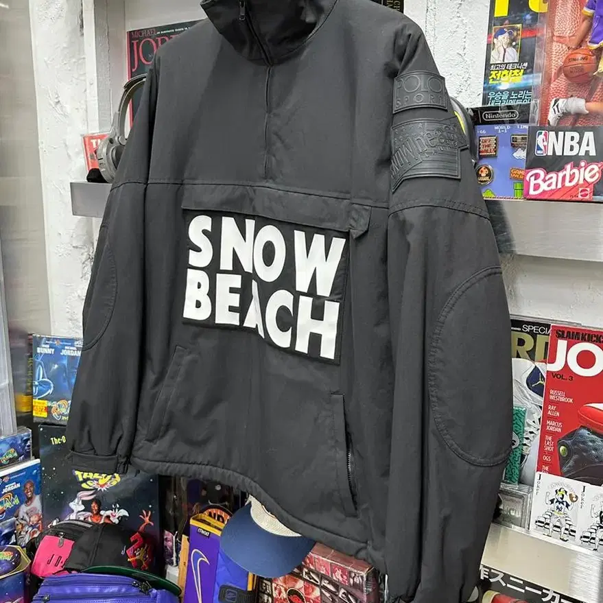 polo snow beach pull over 폴로 스노우비치  블랙