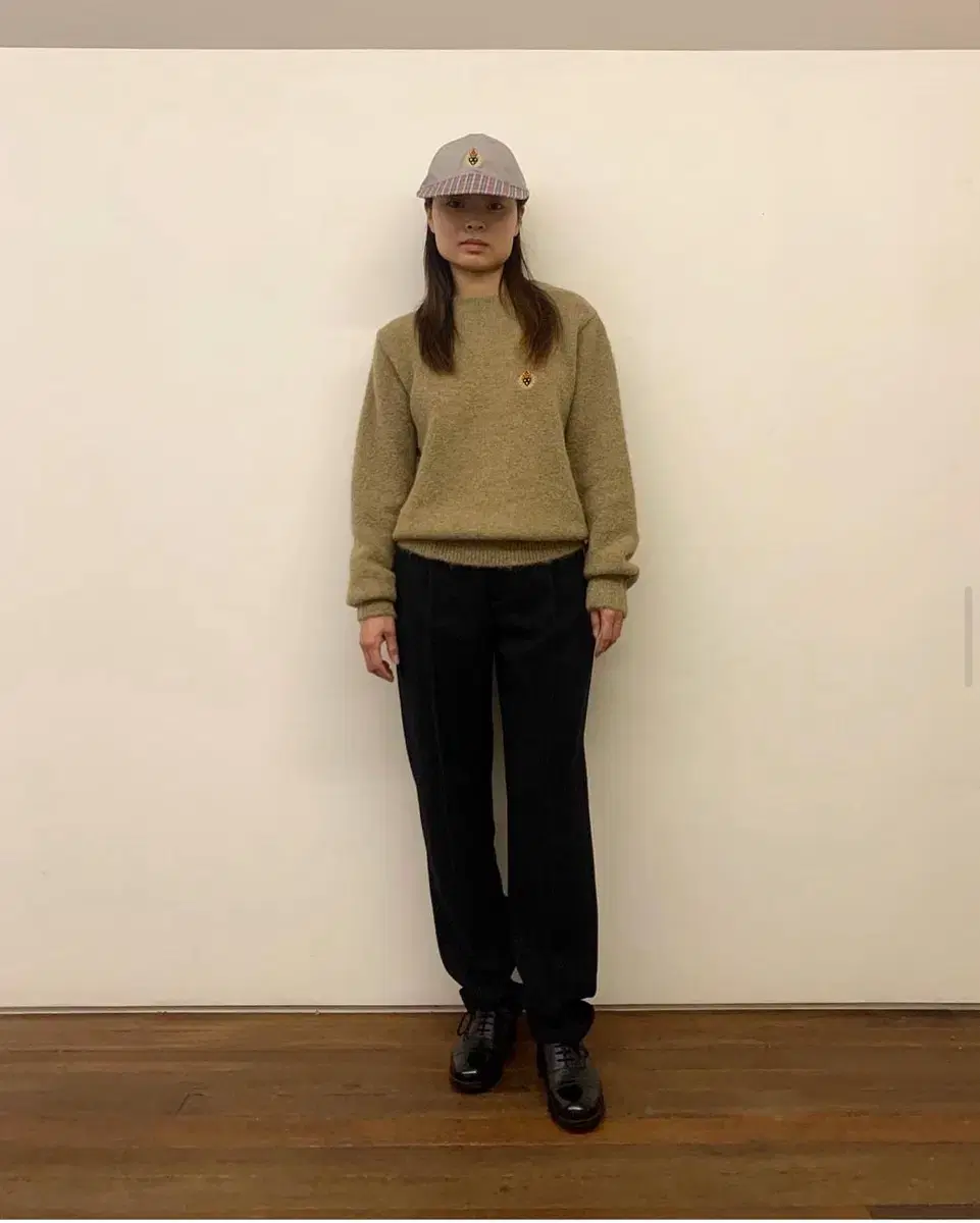 헤리티지플로스 Faux wool pants