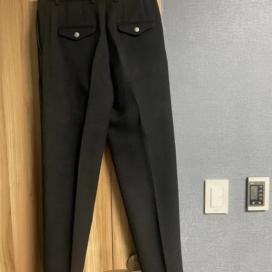 헤리티지플로스 Faux wool pants