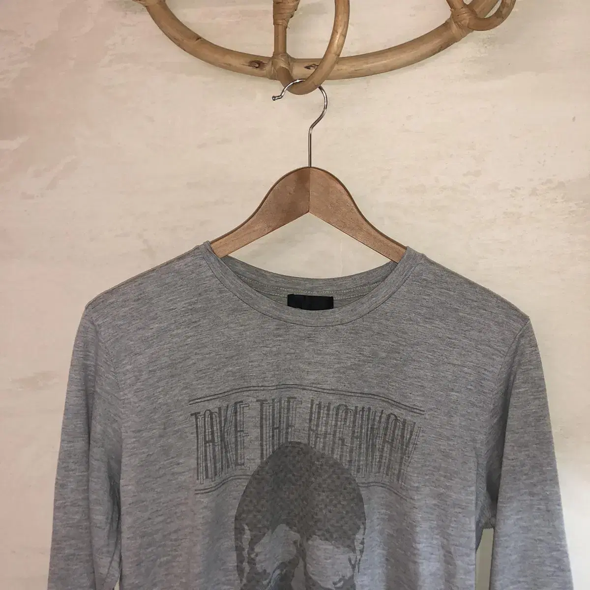 Vintage TK mixpice skull gray long sl