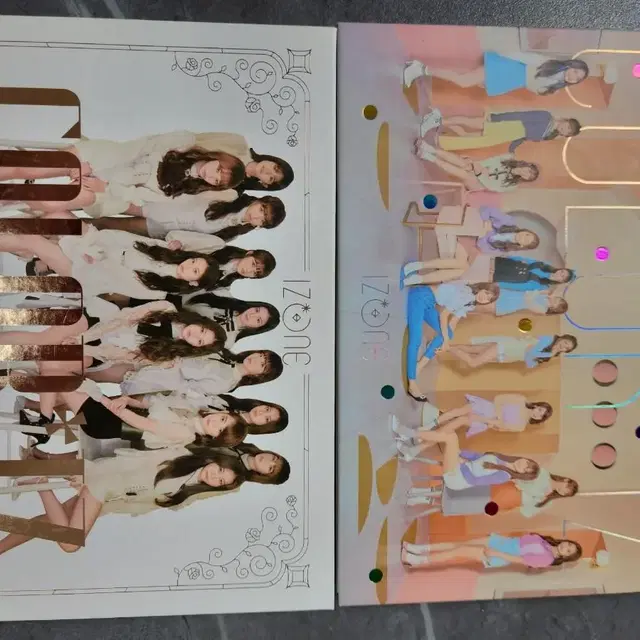 아이즈원 CD 5EA SET & 아이즈원 팬클럽 KIT, 응원봉 키링