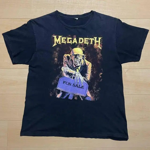 90s-00s 빈티지 메가데스 티셔츠 (MEGADETH  FOR SALE