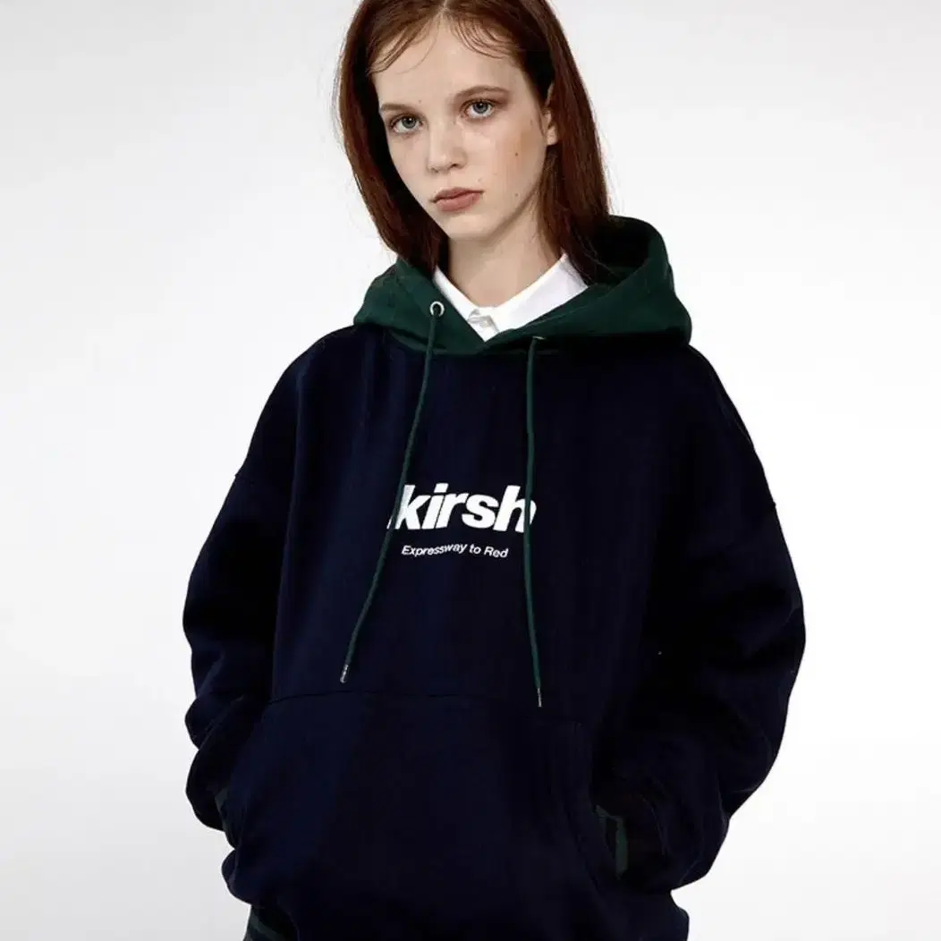 키르시 후드티 kirsh COLOR LOGO HOODIE IA