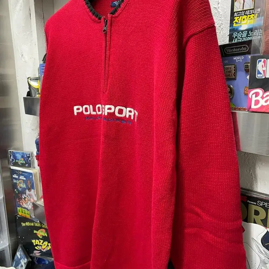 90s polo sport half zip sweater 폴로스포츠