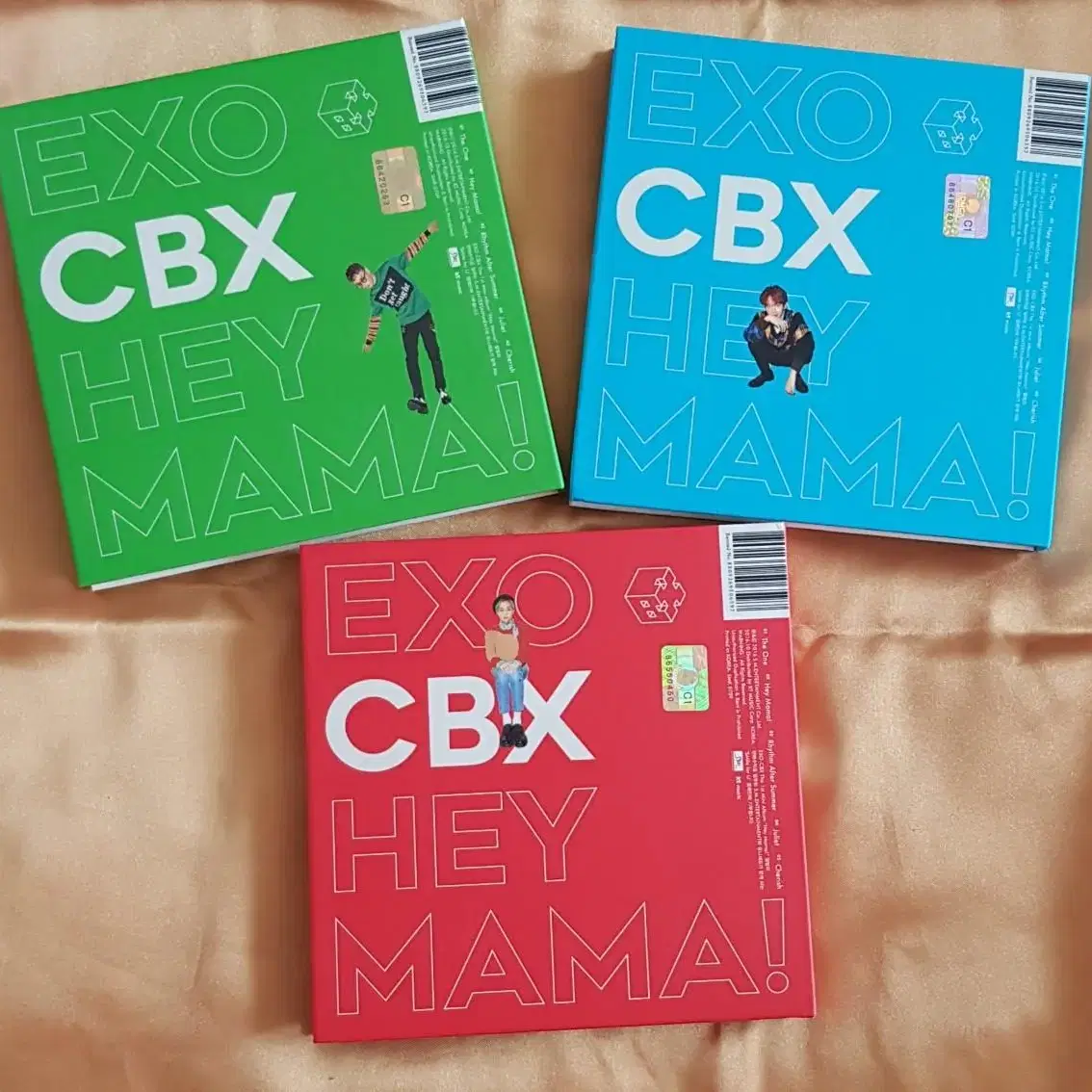 엑소앨범 음악cd CBX 첸백시 미니1집 3종 일괄