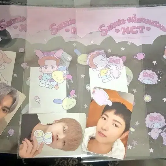 엔시티 산리오 스티커 포토카드 세트 NCT SANRIO STICKER