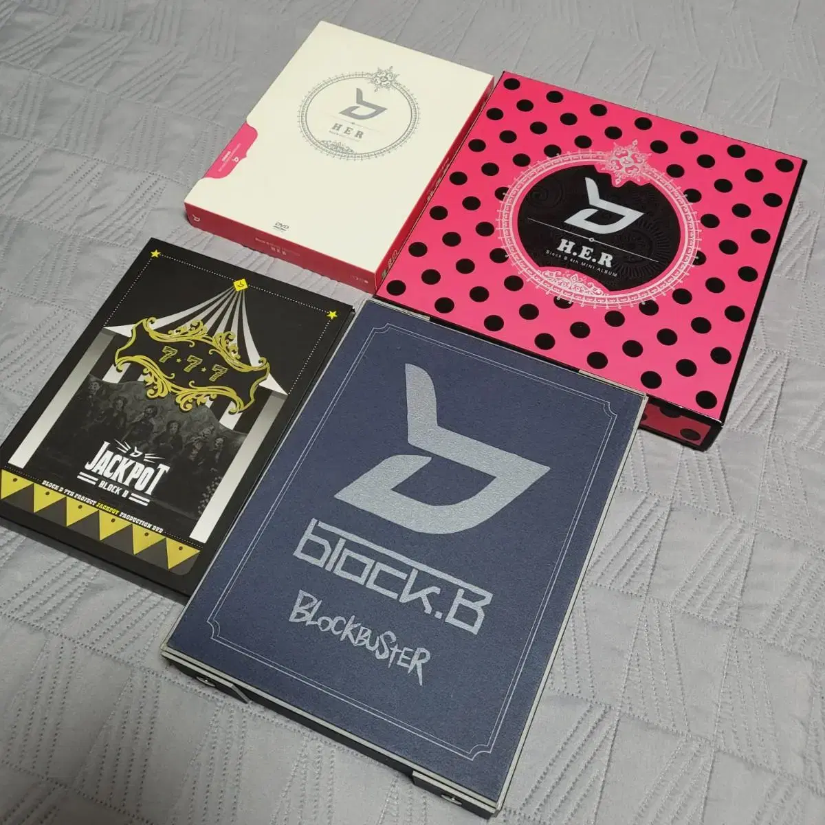 Block B album DVDs season's greetings and other merchandise disposal