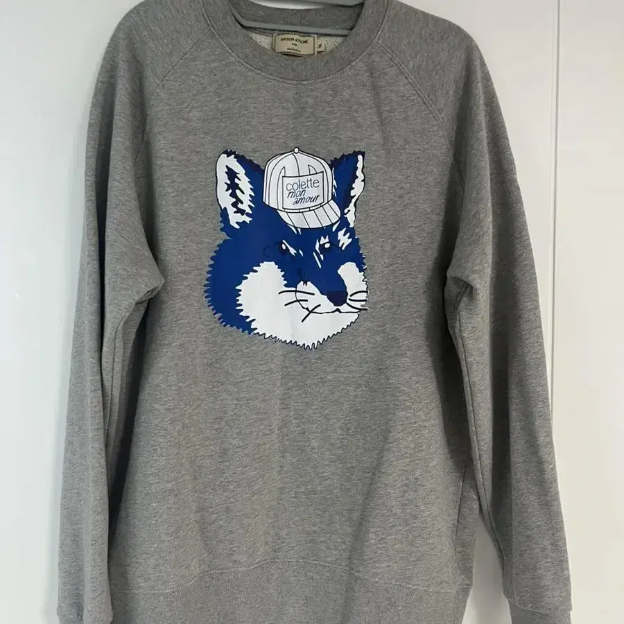 메종 키츠네 x colette crewneck