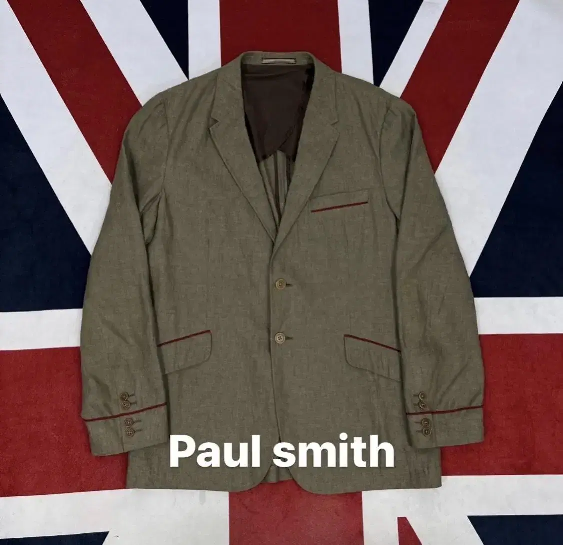 Poulsmith linen blazer true to size L