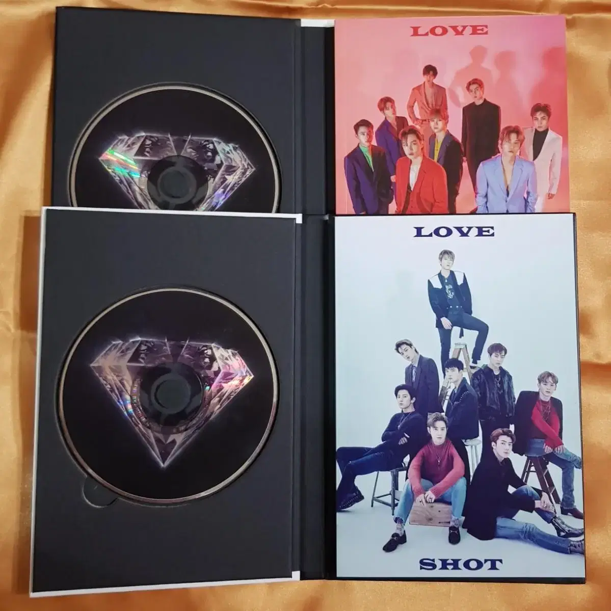 엑소앨범  음악cd LOVE SHOT 2종 일괄