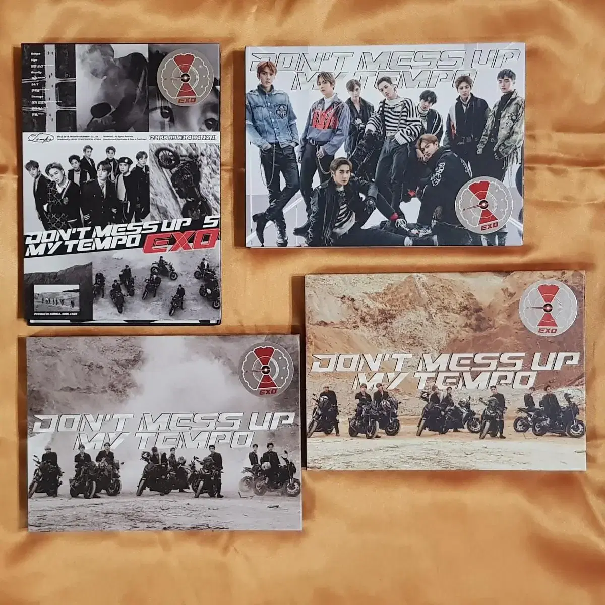 엑소앨범 음악cd DON'T MESS UP MY TEMPO 4종 일괄