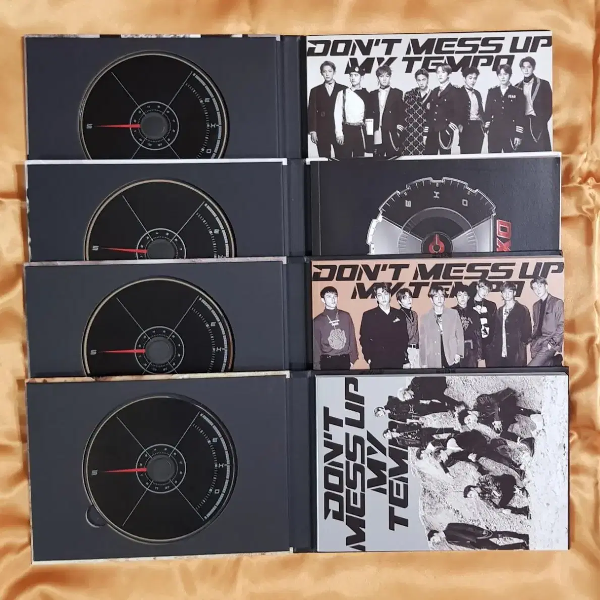 엑소앨범 음악cd DON'T MESS UP MY TEMPO 4종 일괄