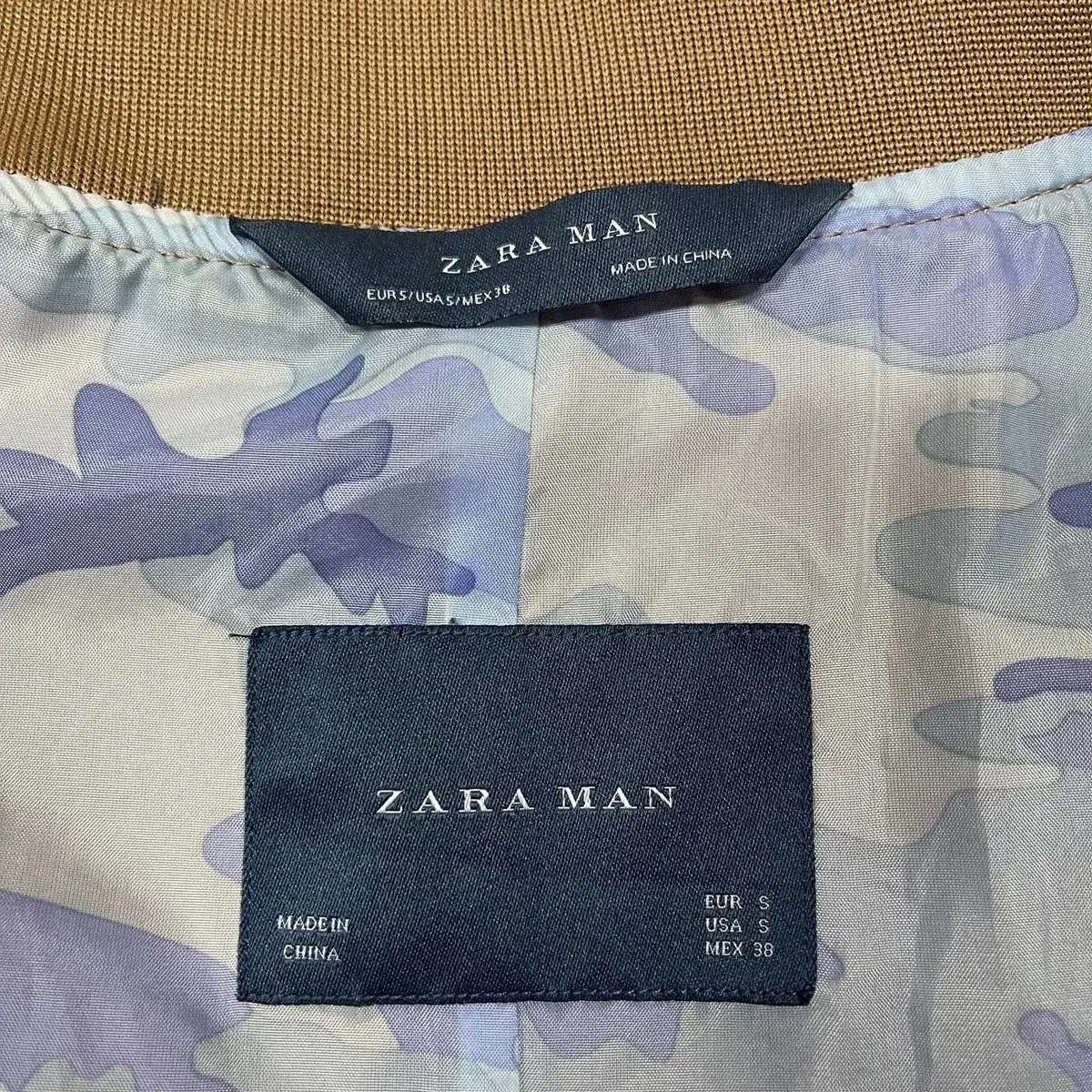 ZARA MAN 황갈색 자켓