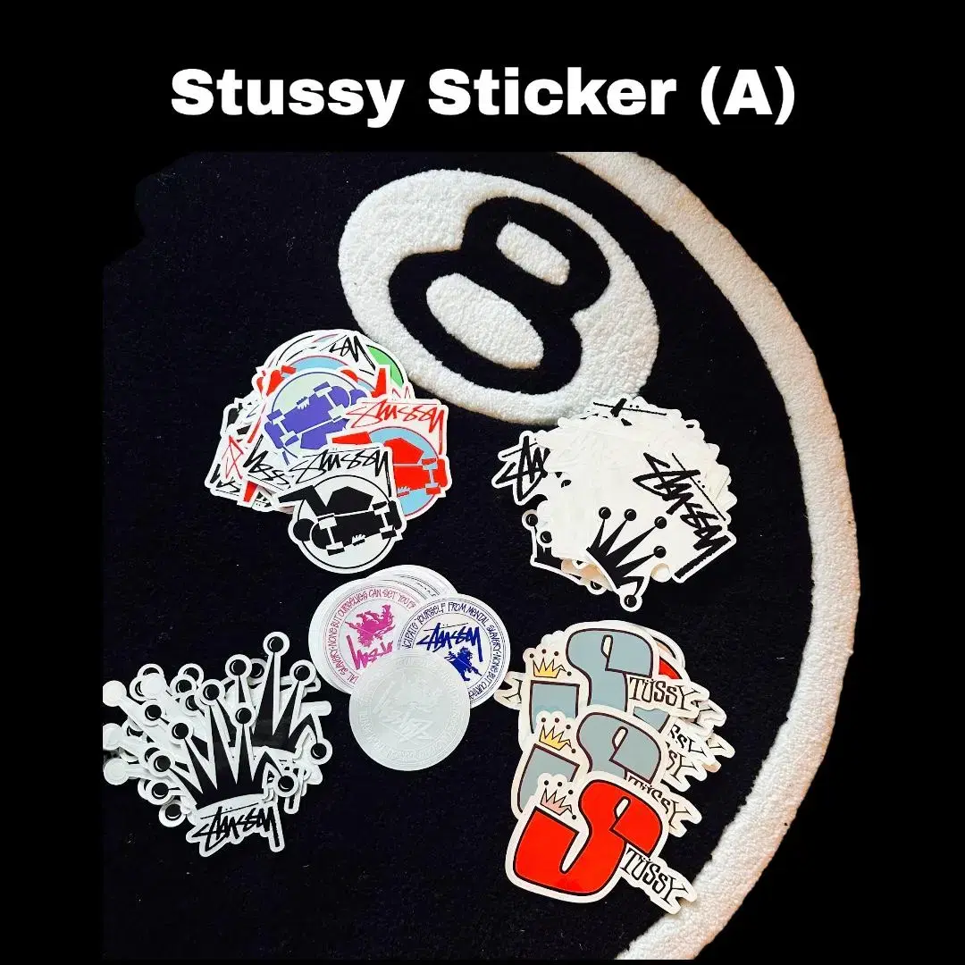 Stussy 스투시 시그니처 스티커 (공홈발) S/A/B/C