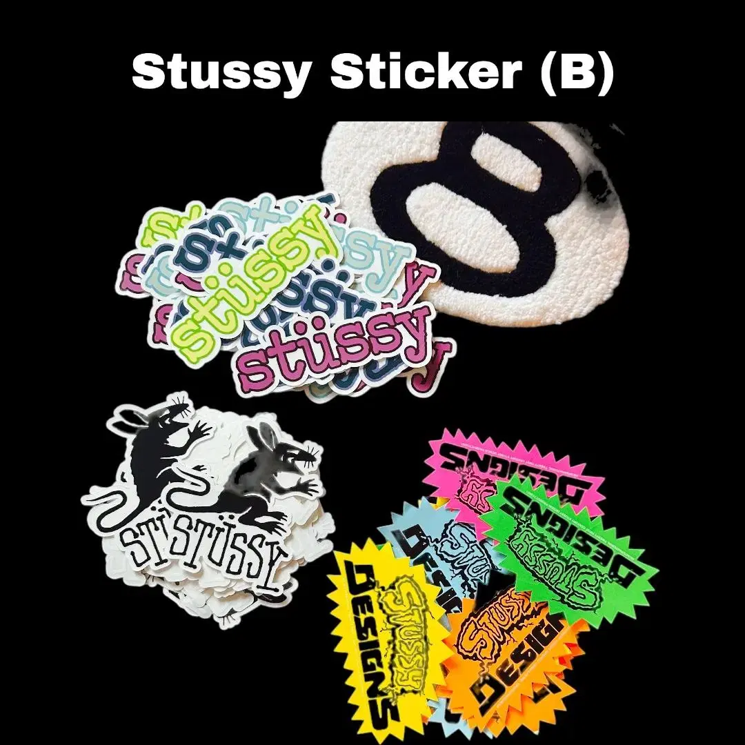 Stussy 스투시 시그니처 스티커 (공홈발) S/A/B/C