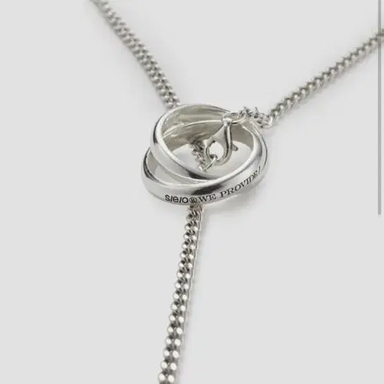 에스이오 DOUBLE RING NECKLACE