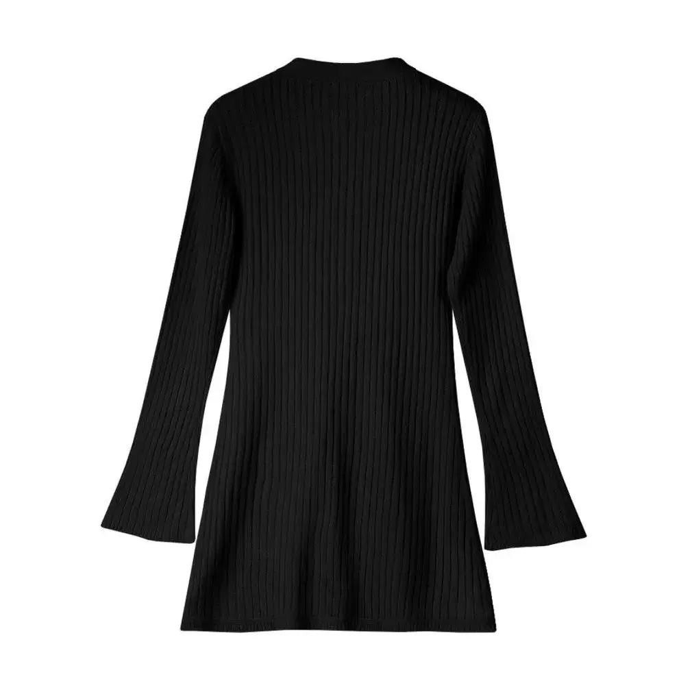 어반드레스 니트드레스 Punching Knit Dress BLACK