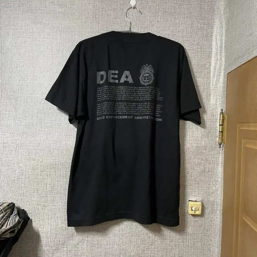 미국 마약단속국 DEA 반팔 티셔츠 L