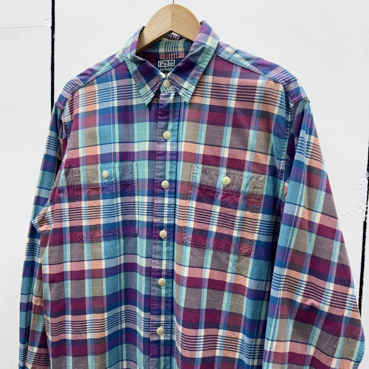 [L] Ralph Lauren Polo Farrell Over Check Shirt