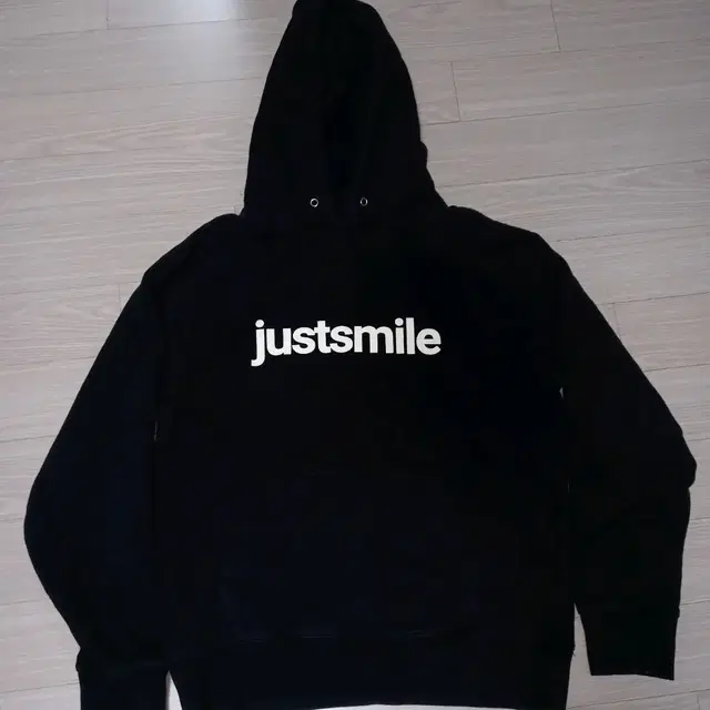 (할인)*justsmile 블랙 후드티*