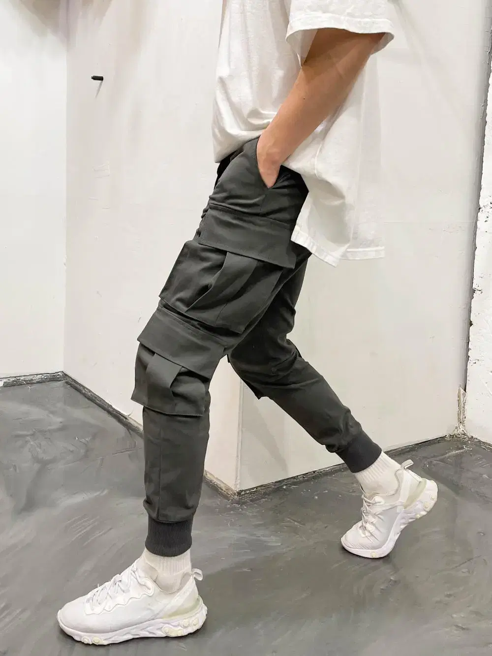 7102 Banded 4-Pocket Cargo Jogger Pants (M-6XL)