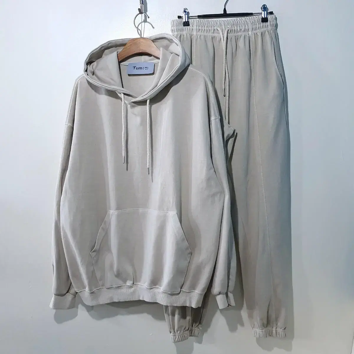 FW신상) Essential Pigment Hoodie, Jogger Pants Set 4color M~4XL